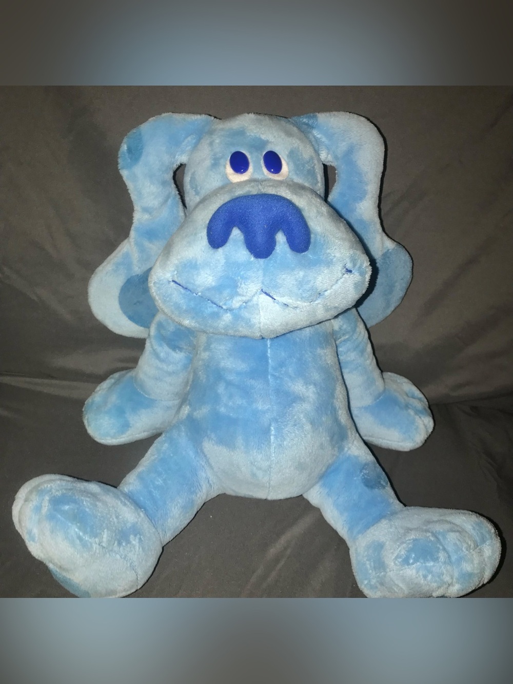 Ty Sitting Blues Clues Big Beanie Baby Plush 2007